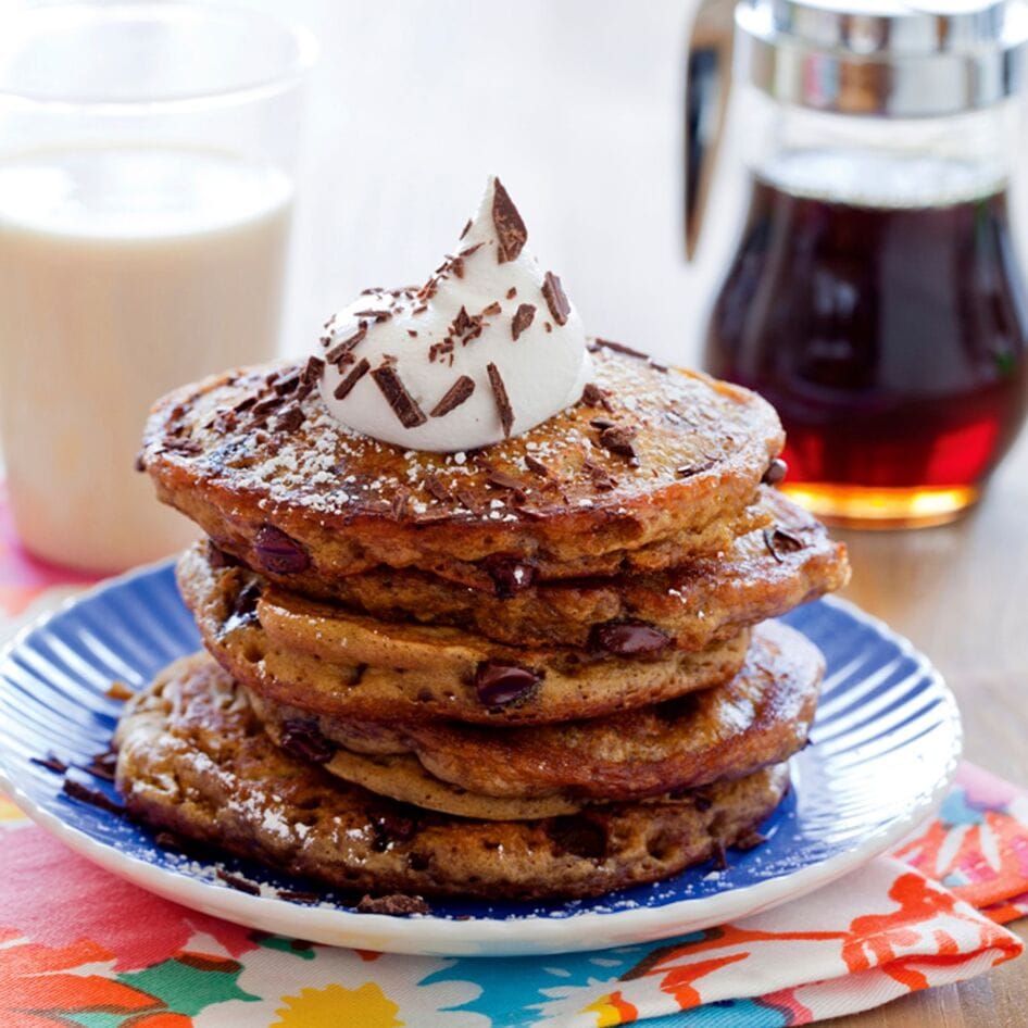 Chloe Coscarelli's Fluffy Vegan Tiramisu Pancakes With Coconut Whip
