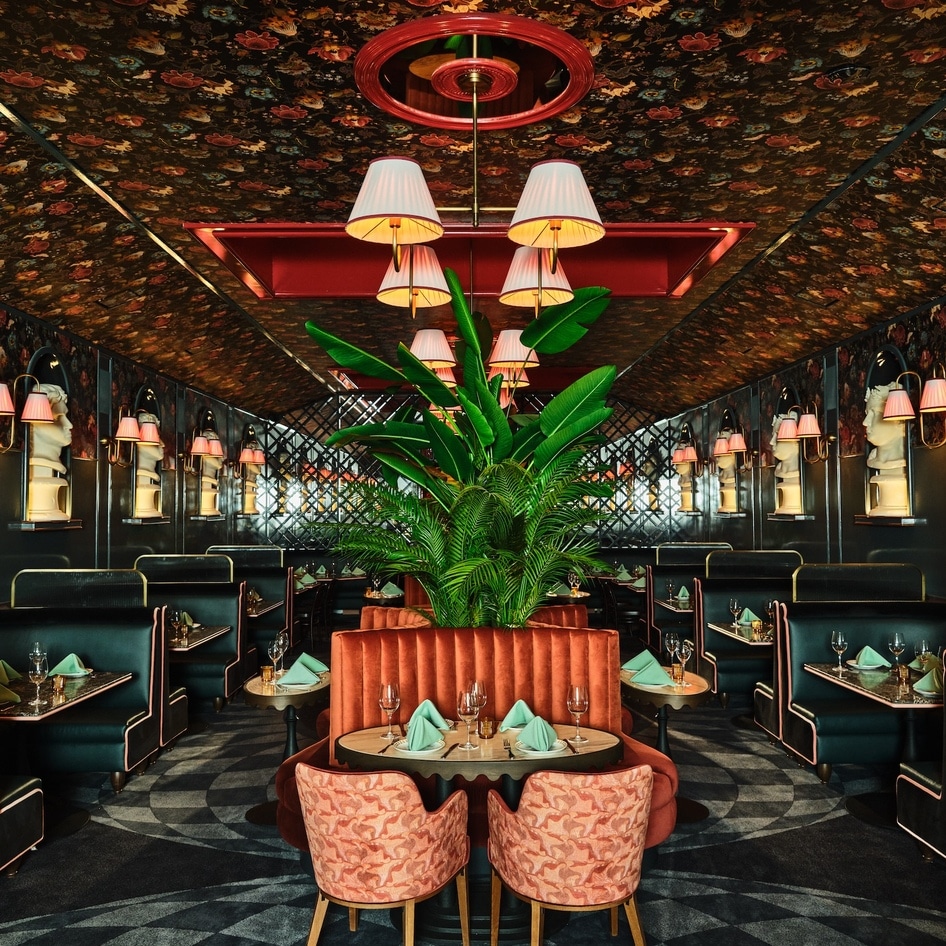 San Diego Just Got a Playful Retro Diner ... That Leads to a Dramatic Vegan Restaurant