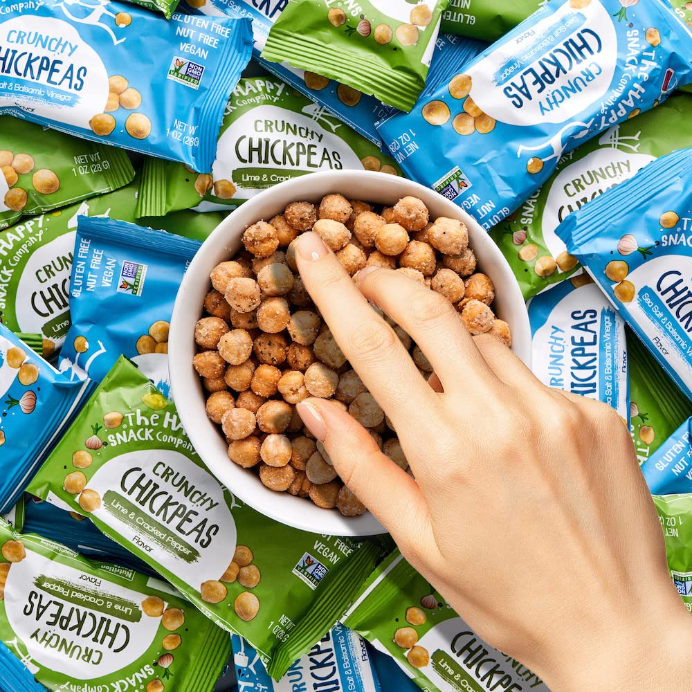 The Happy Snack Company Crunchy Chickpeas Variety Pack