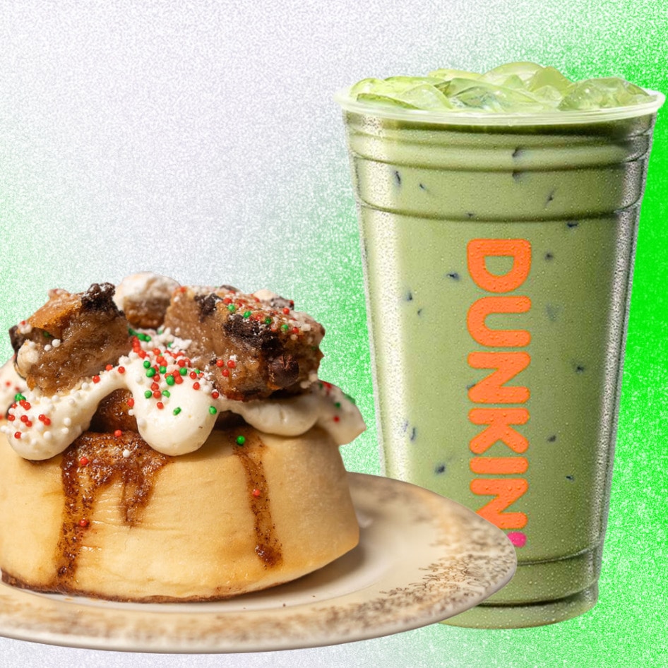 This Week in Vegan Food: Walmart’s New Microwaveable Chicken, Dunkin’s Wicked Brown Sugar Matcha, and Holiday Cinnamon Rolls