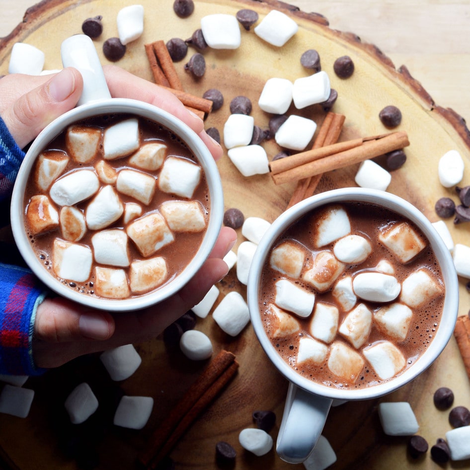 Creamy Almond Butter Hot Chocolate