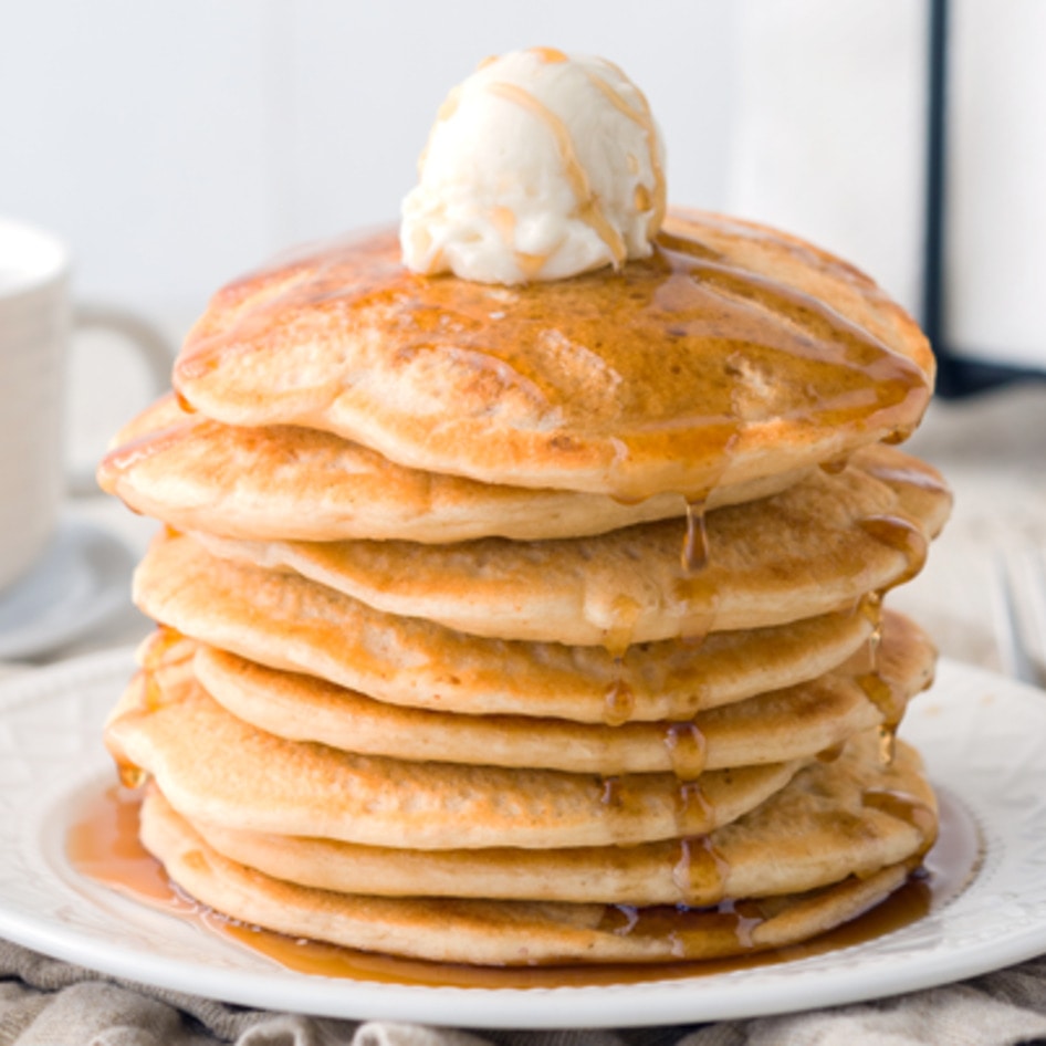 Vegan Diner-Style Buttermilk Pancakes