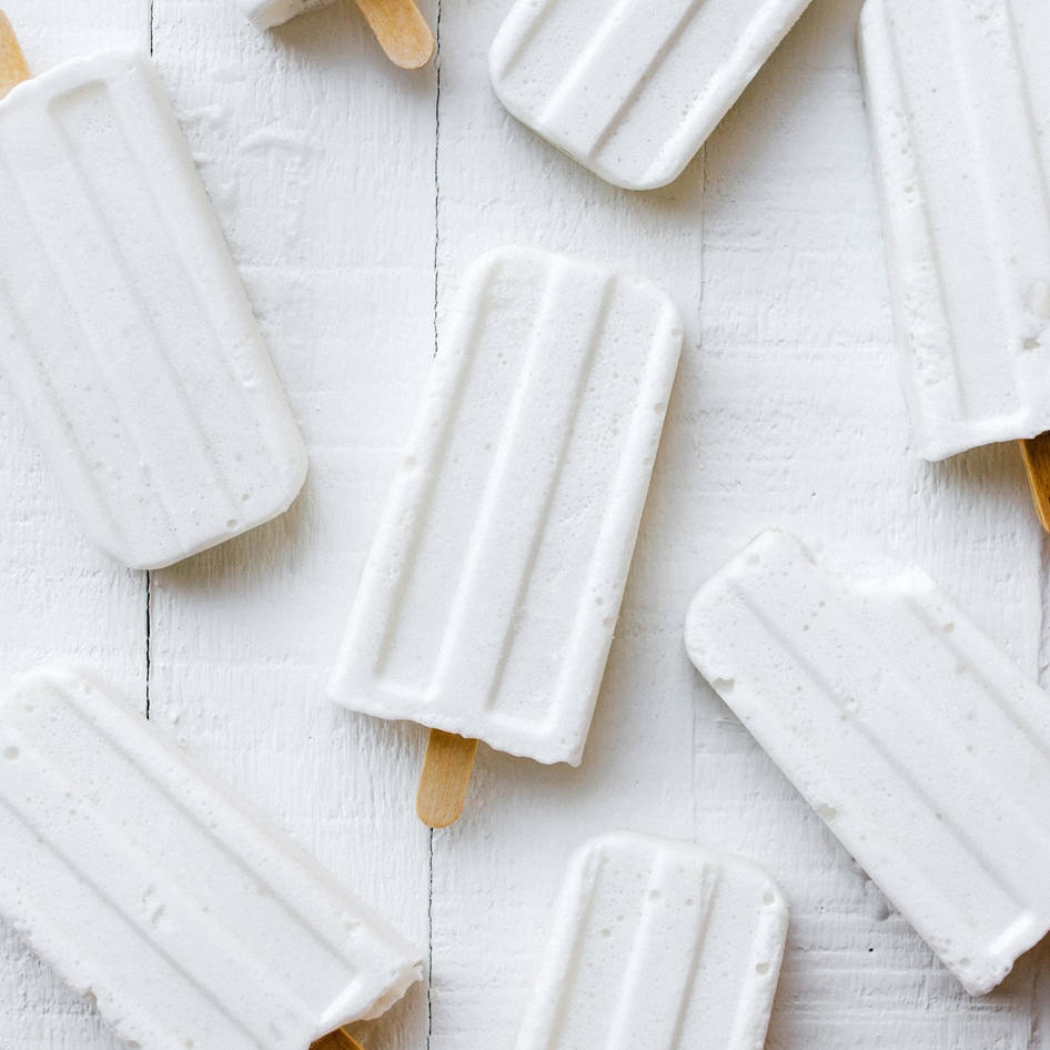Marshmallow Coconut Cream Popsicles (Bourbon Optional!)