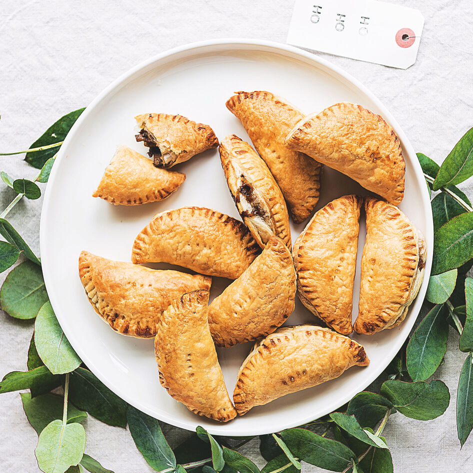 Flaky, Buttery Vegan Mushroom Turnovers
