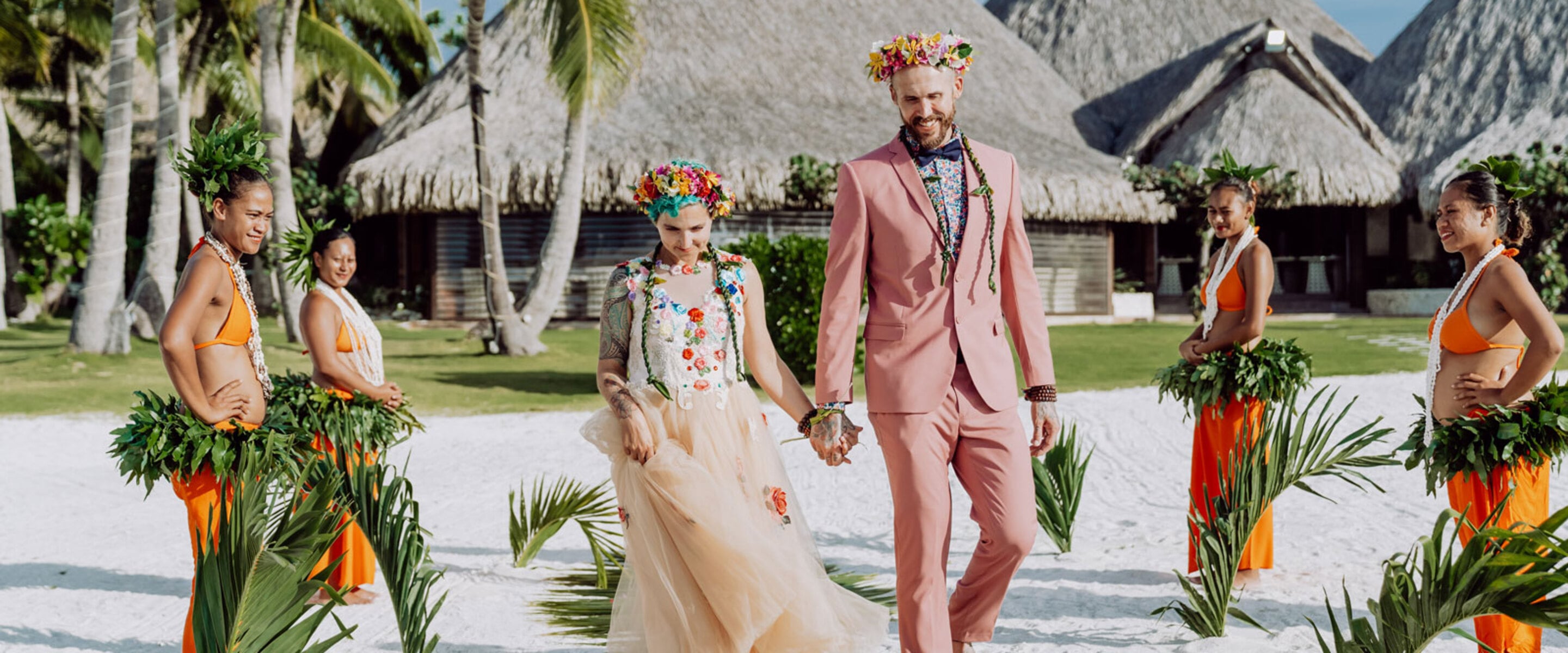 From Antarctica to Bora Bora: This Couple Held Four Separate Weddings Around the World 