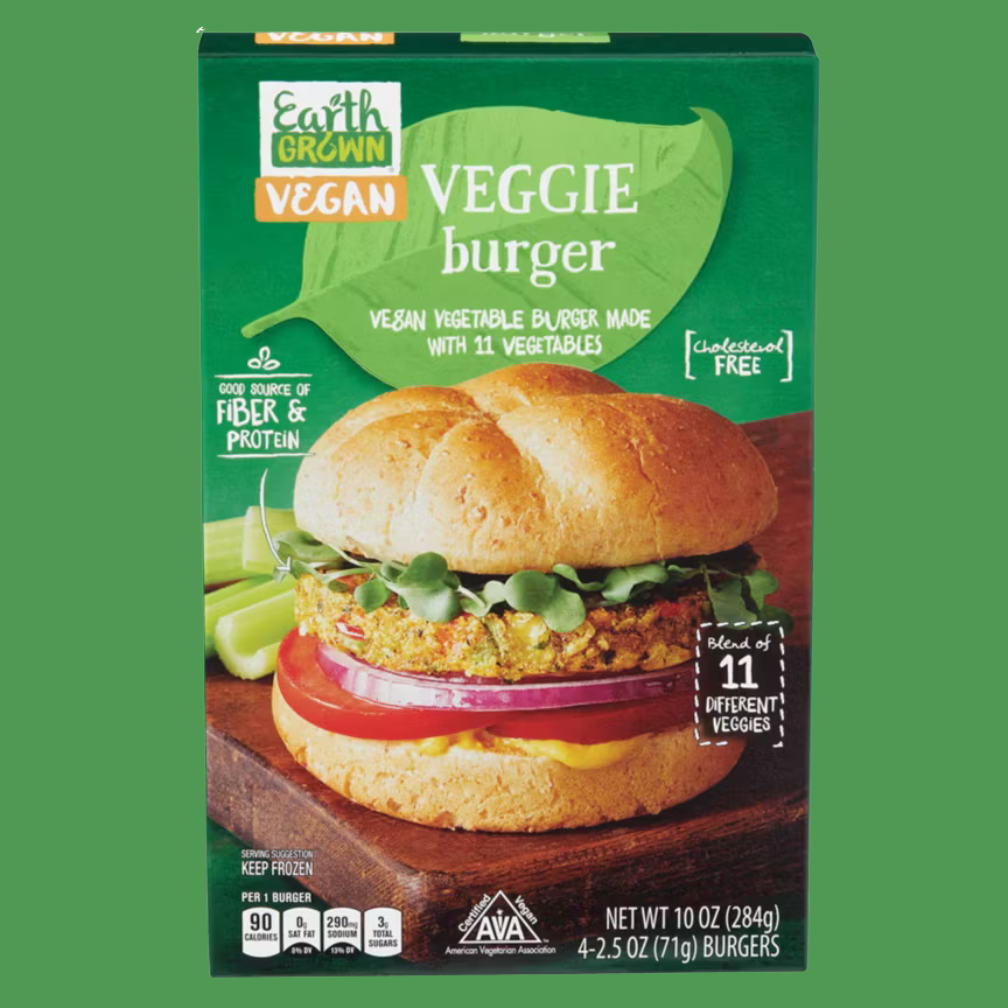 Earth Grown Vegan Veggie Burgers