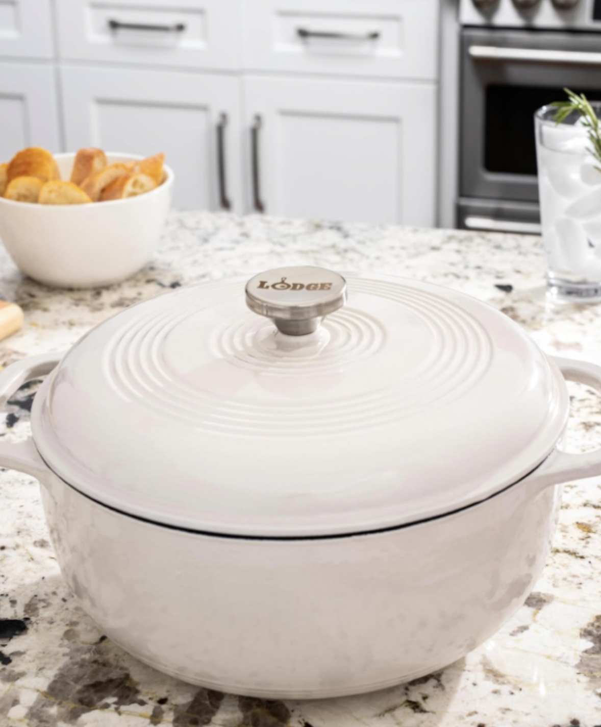 Lodge 6 Quart Enameled Cast Iron Dutch Oven