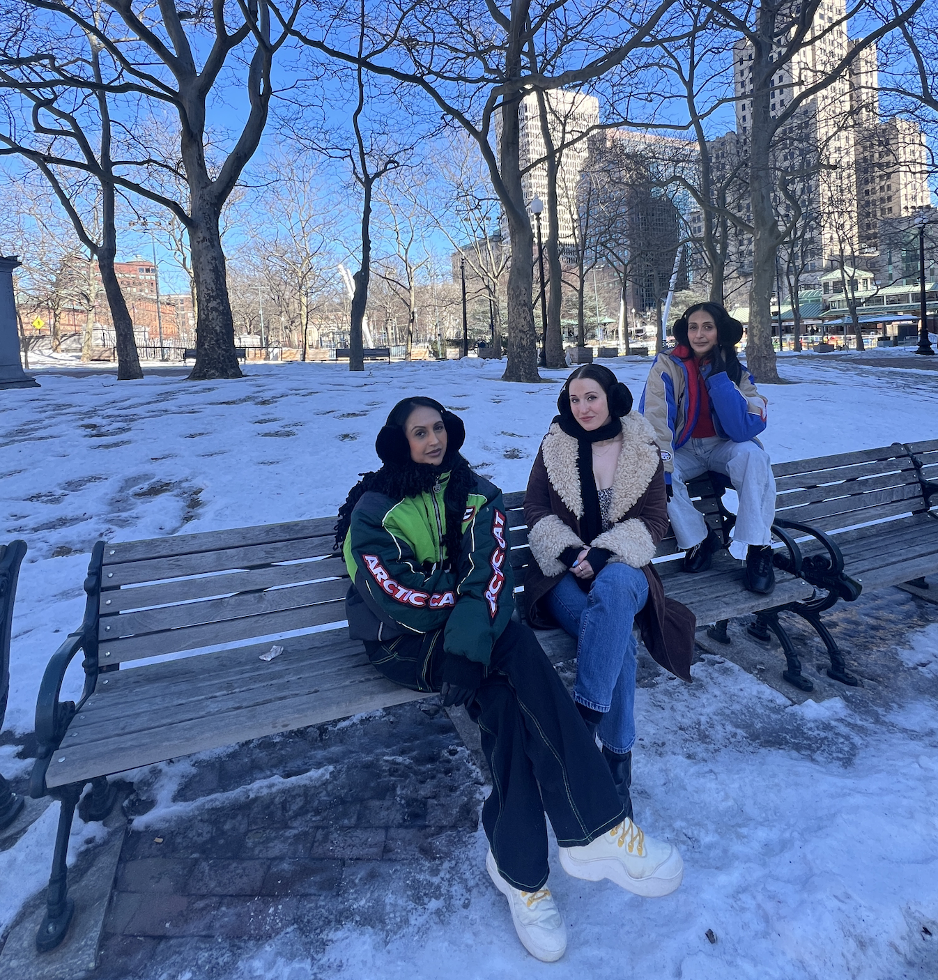 Harley Quinn Smith and Meg and Komie Vora