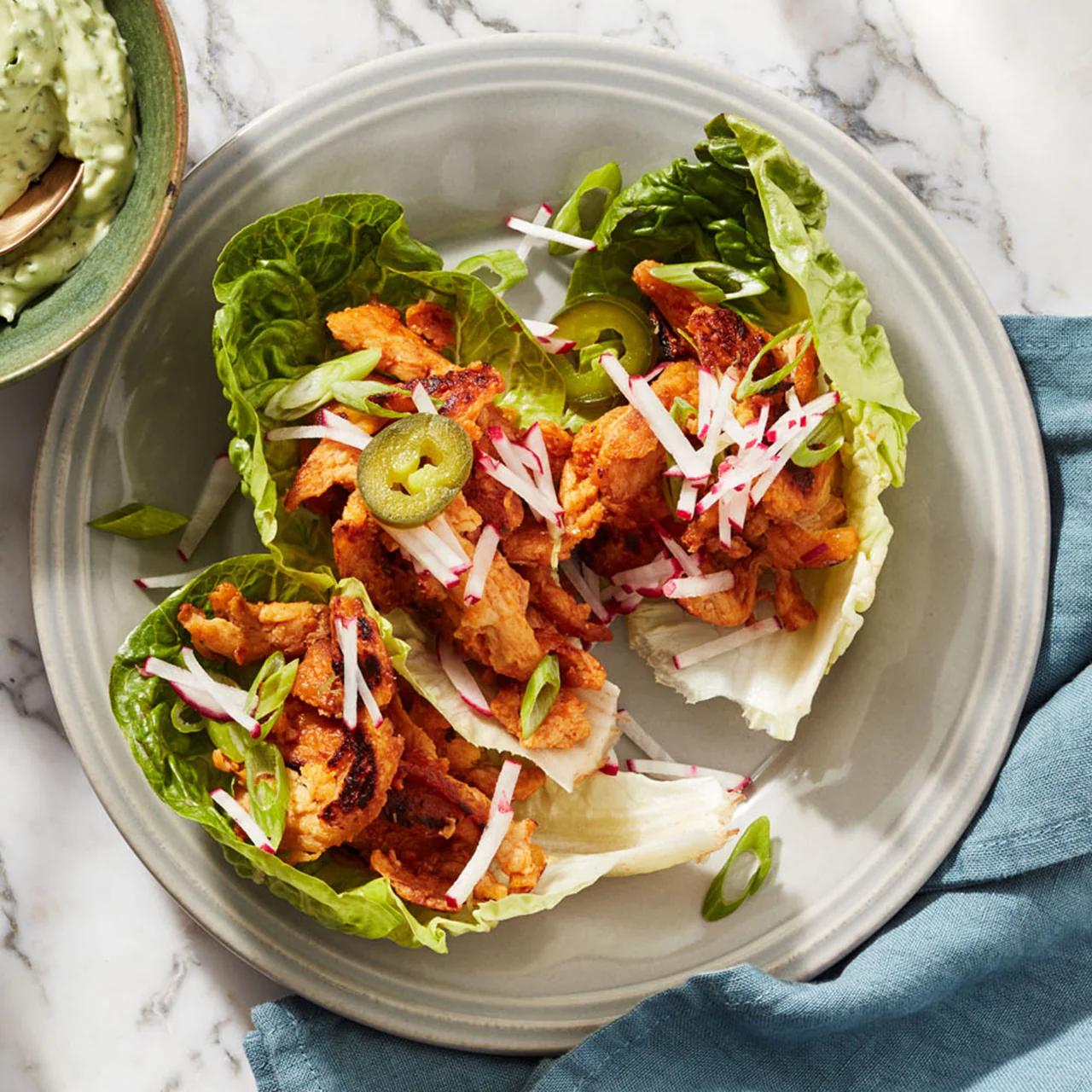 vegan buffalo chicken wraps